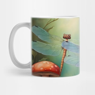 Mystical Garden Fairyland Dragonflies Mug